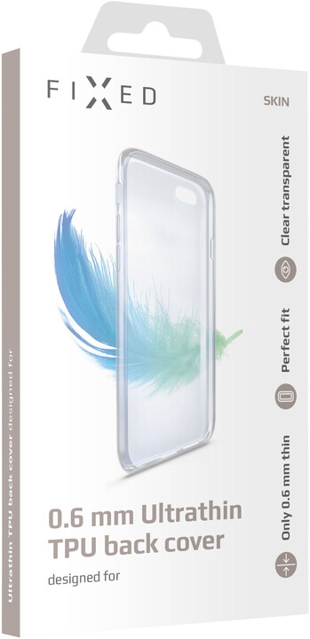 FIXED ultratenké TPU gelové pouzdro Skin pro Apple iPhone 12 mini, 0.6 mm, čirá_1885837436