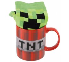 Dárkový set Minecraft - TNT, hrnek a ponožky, 315ml_581278660