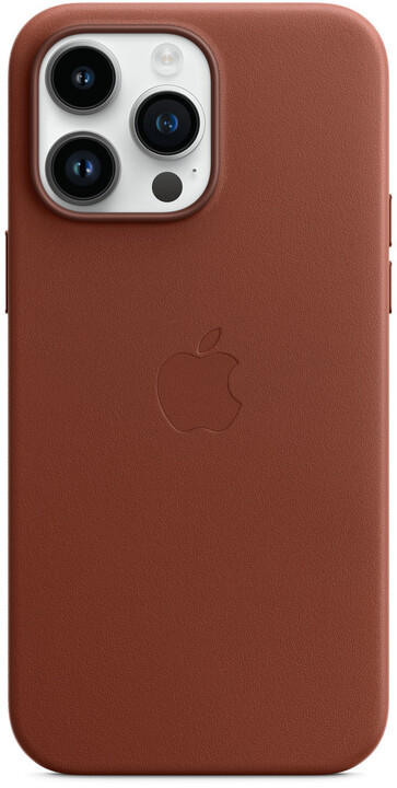 Apple kožený kryt s MagSafe pro iPhone 14 Pro Max, cihlově hnědá_369284085