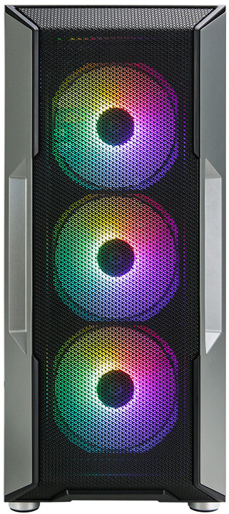Zalman I3 Neo, 4x 120mm RGB, tvrzené sklo, černá_1149255060