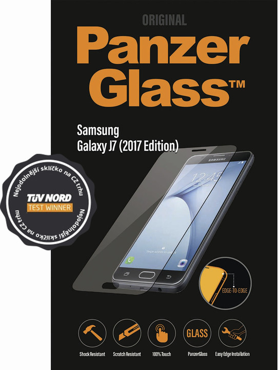 PanzerGlass Edge-to-Edge pro Samsung Galaxy J7 (2017), čiré_2096172335