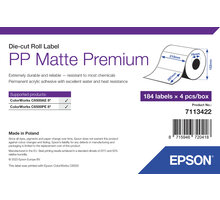 Epson ColorWorks štítky pro tiskárny, PP Matte Label Premium, 210x297mm, 184ks_322550730