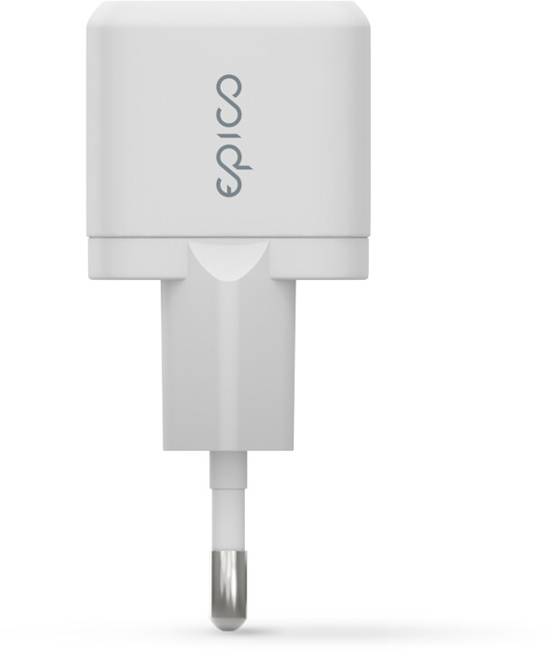 EPICO síťová nabíječka Mini Charger, USB-C, PD, 20W, bílá_2027294561