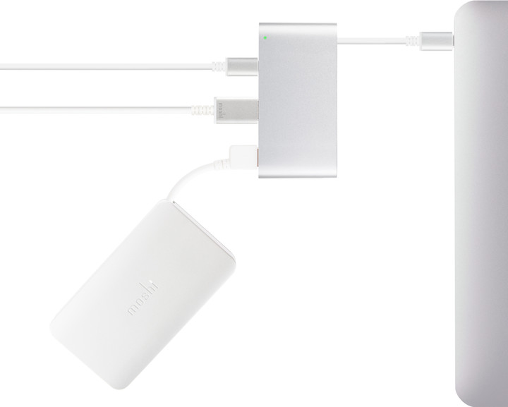Moshi USB-C Multiport Adapter - Silver_724351981