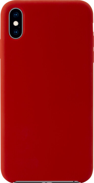 EPICO Silikonový kryt pro iPhone XS Max, červený_742642300