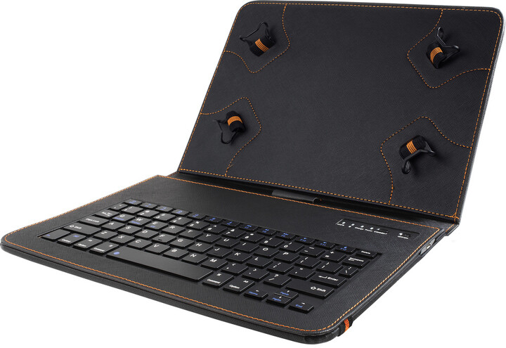 YENKEE univerzální pouzdro na tablet 10&quot; s bluetooth klávesnicí YBK 1050, černá_1709643046