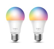 TP-LINK Tapo L530E chytrá Wi-Fi LED žárovka barevná, 2500K-6500K , E27, 2ks O2 TV HBO a Sport Pack na dva měsíce