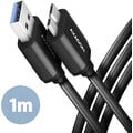 AXAGON kabel USB-A - micro USB 3.2 Gen 1 SPEED, 3A, 1m, černá_1495848054