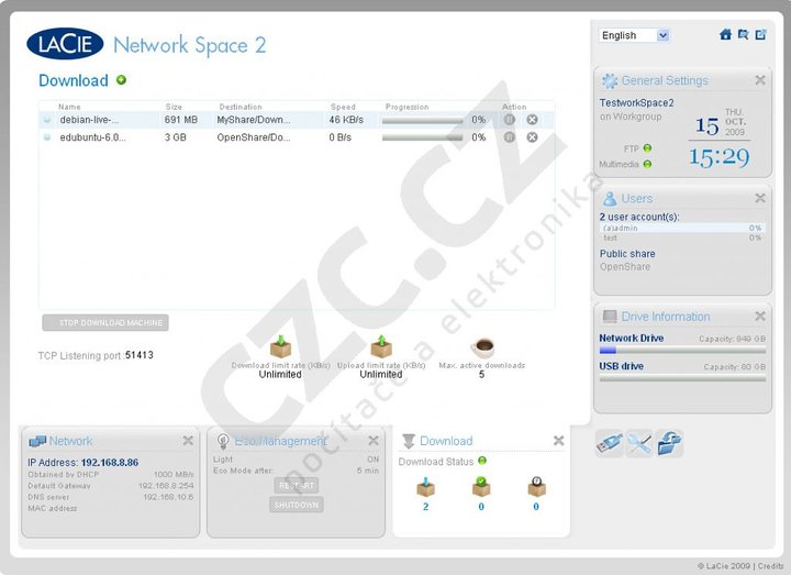 LaCie Network Space 2, 1TB_1620352283