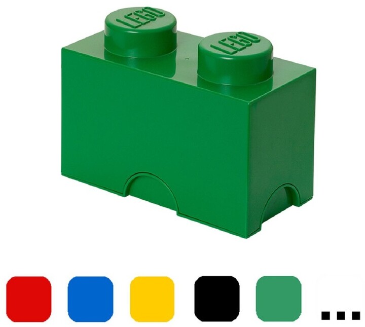 Úložný box LEGO, malý (2), tmavě zelená_411514011