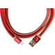 PlusUs LifeStar Handcrafted USB Charge & Sync cable (1m) Lightning - Red /Yellow