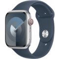 Apple Watch Series 9, Cellular, 45mm, Silver, Storm Blue Sport Band - S/M_530039053