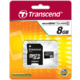 Transcend Micro SDHC 8GB Class 4 + adaptér