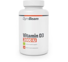 Doplněk stravy GymBeam - Vitamín D3 2000 IU, 120 kapslí_528566978