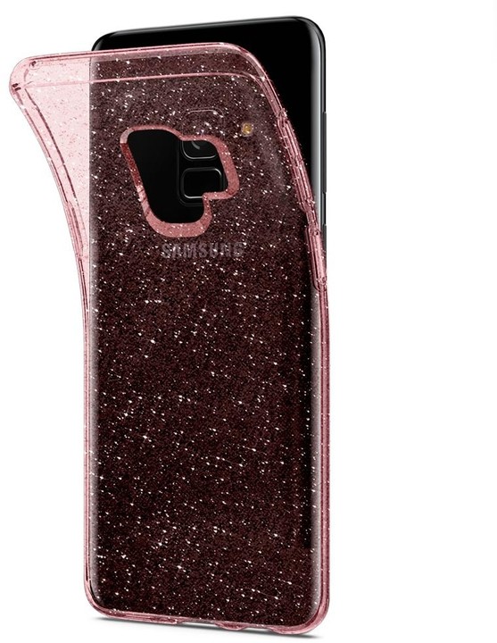 Spigen Liquid Crystal Glitter pro Samsung Galaxy S9, rose_1276956360