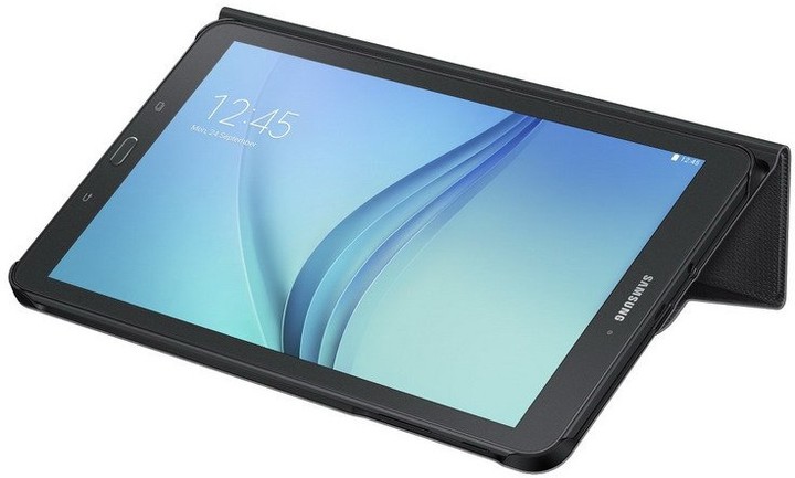 Samsung polohovací pouzdro pro Galaxy Tab E (SM-T560), černá_1603861006