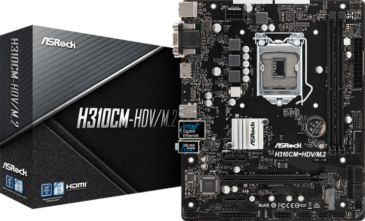 ASRock H310CM-HDV/M.2 - Intel H310