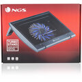 NGS chladící podstavec pro notebook TURBOSTAND, univerzální, USB hub, černá_1675709878