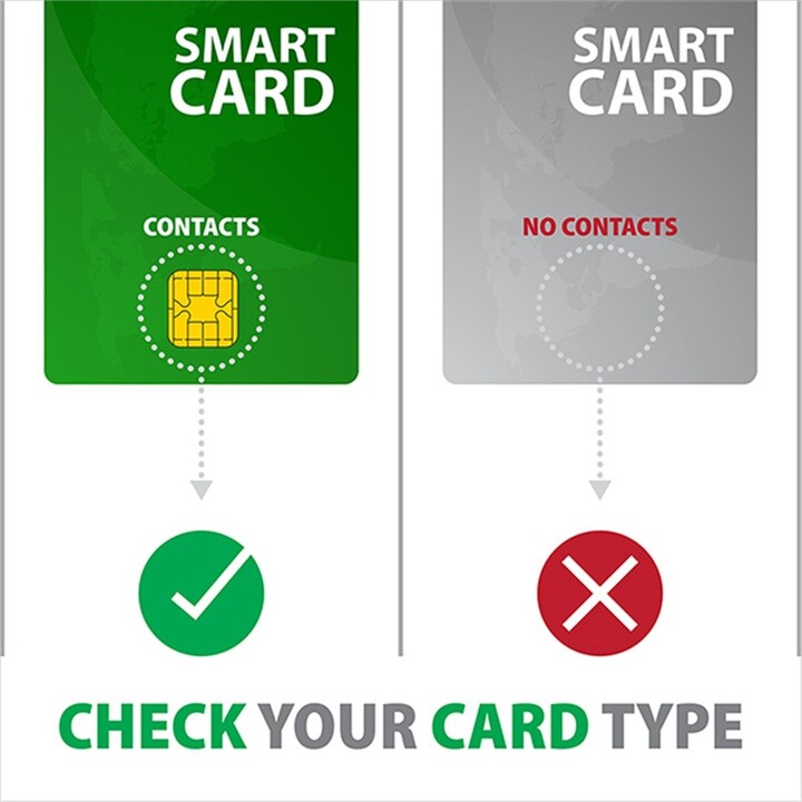 AXAGON CRE-SM4N, USB-A StandReader čtečka kontaktních karet Smart card (eObčanka), kabel 1.3m_517947914