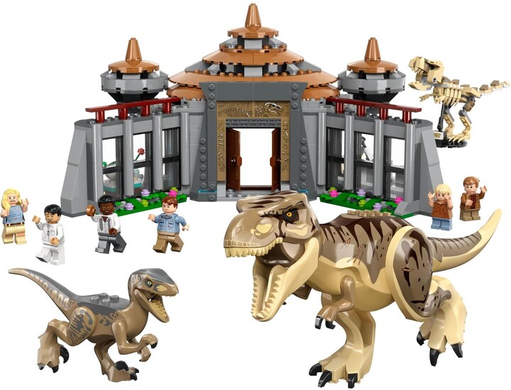 LEGO® Jurassic World 76961 Návštěvnické centrum: útok T-rexe a raptora_816949324