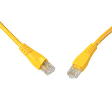 Solarix Patch kabel CAT5E UTP PVC 15m žlutý snag-proof