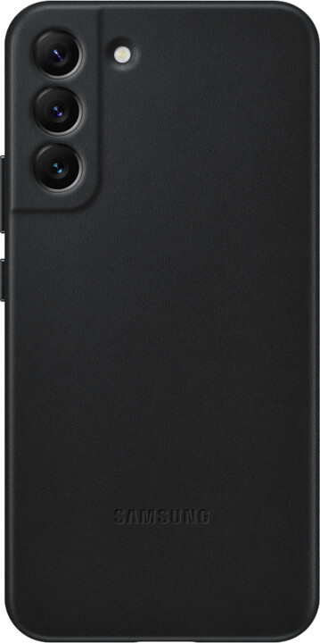 Samsung kožený zadní kryt pro Galaxy S22+, černá_269697059
