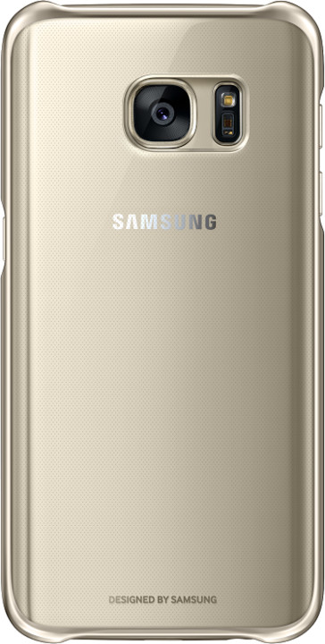 Samsung EF-QG930CF Clear Cover Galaxy S7, Gold_1635445284