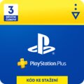 PlayStation Plus 3 měsíce - Dárková karta - elektronicky