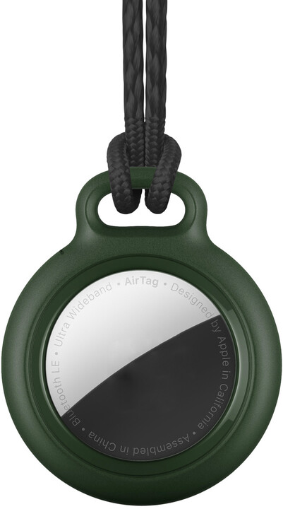 RhinoTech uzamykatelné pouzdro s poutkem pro Apple AirTag, tmavě zelená_1699126709