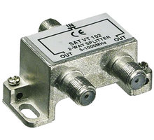 PremiumCord antenní rozbočovač na F konektory 1-2 výstupy 5-1000 MHz_1497075923