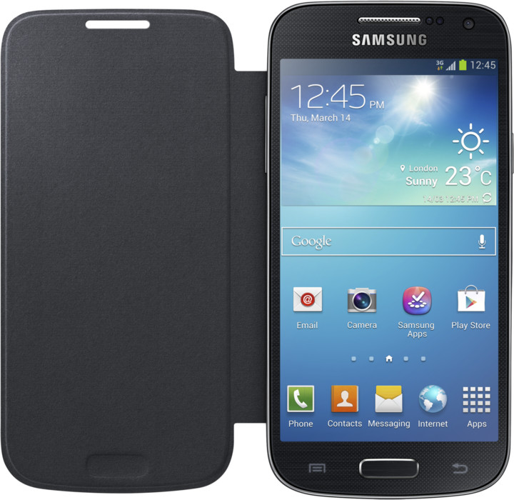 Samsung flipové pouzdro EF-FI919BB pro Galaxy S4 mini, černá_1771325289