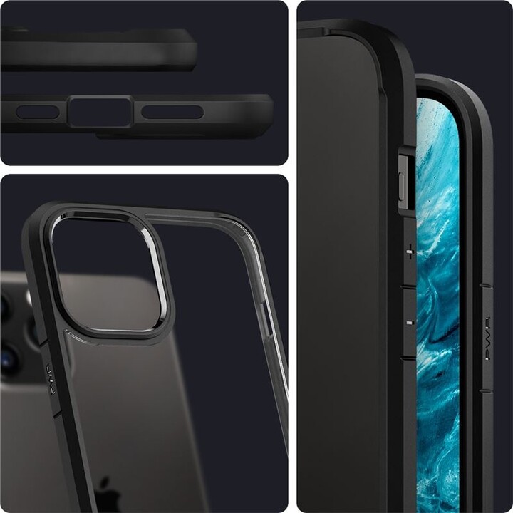 Spigen ochranný kryt Ultra Hybrid pro iPhone 12 Pro Max, černá_1732172640