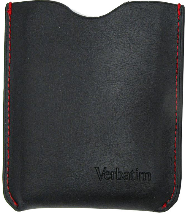 Verbatim Store 'n' Go koženkové pouzdro na 2,5" HDD, černá_290300804