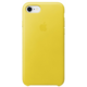 Apple kožený kryt na iPhone 8 / 7, jasně žlutá