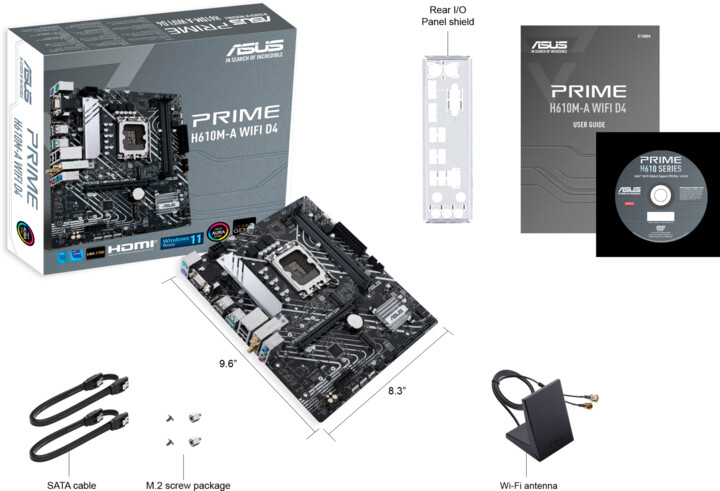ASUS PRIME H610M-A WIFI D4 - Intel H610_229993619