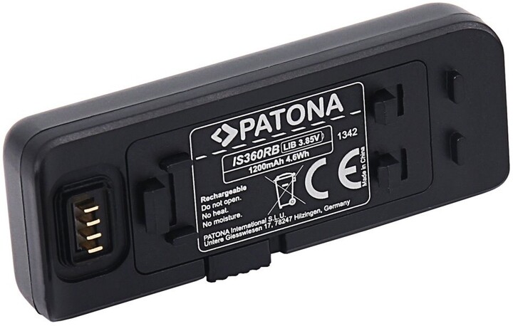 Patona baterie pro digitální kameru Insta 360 One R, 1200mAh, 3.85V, Li-Ion_556945151