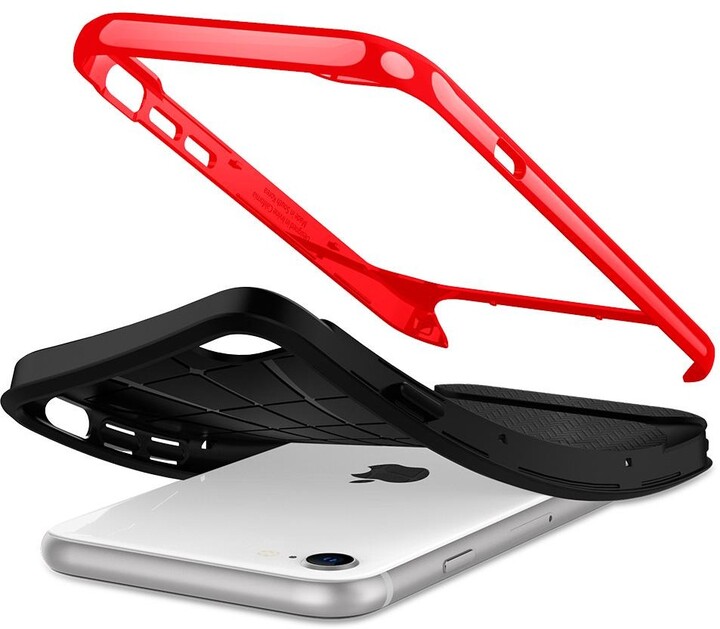 Spigen ochranný kryt Neo Hybrid pro iPhone SE (2022/2020)/8/7, červená_578103587