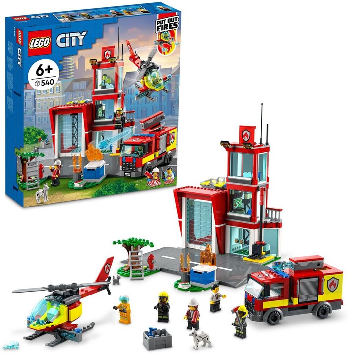 Extra výhodný balíček LEGO® City - Hasičská stanice 60320 a zbrojnice 60321_352057057