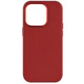 FIXED kožený zadní kryt MagLeather s podporou Magsafe pro Apple iPhone 14 Pro, červená_11024942