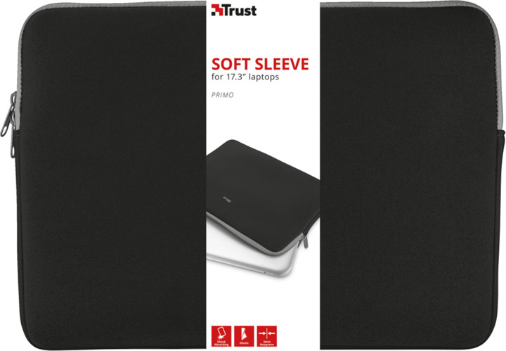 Trust Primo Soft Sleeve for 17.3&quot;, černá_1056933051