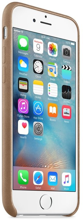 Apple iPhone 6s Leather Case, hnědá_1346261083