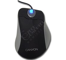 Canyon CNRMSOPT3, 800dpi, 3tl., PS/2+USB, černo-stříbrná_2090678288