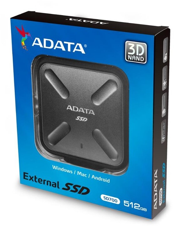 ADATA SD700 - 512GB, černá