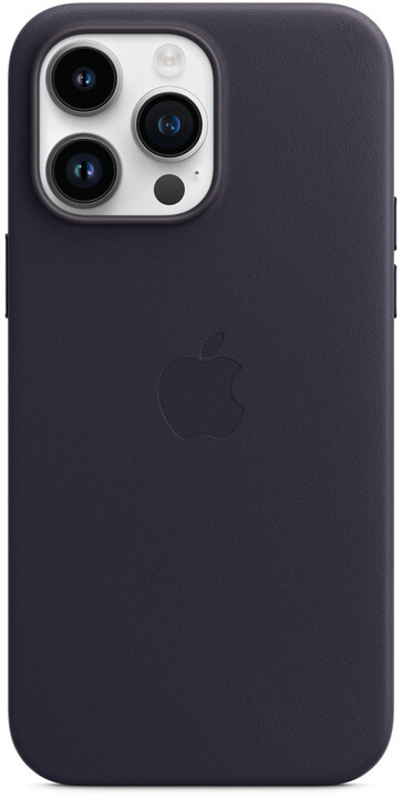 Apple kožený kryt s MagSafe pro iPhone 14 Pro Max, inkoustově fialová_1521419473