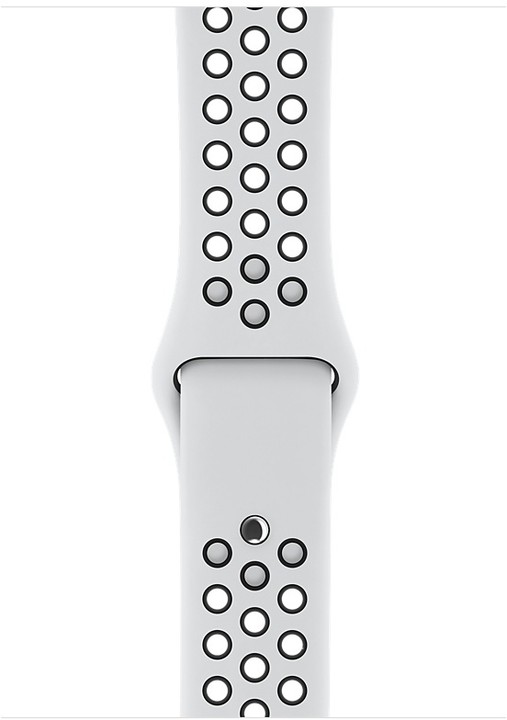 Apple Watch series 3 42mm NIKE+ pouzdro stříbrná/platinovo černý řemínek_688649893