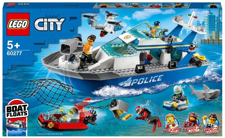 LEGO® City 60277 Policejní hlídková loď_377408145