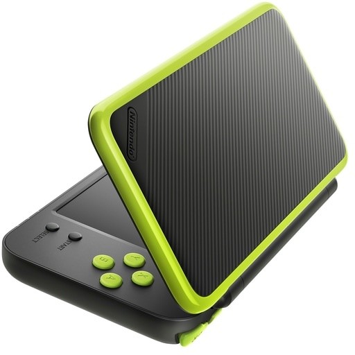 Nintendo New 2DS XL, černá/zelená + Mario Kart 7_1516624360