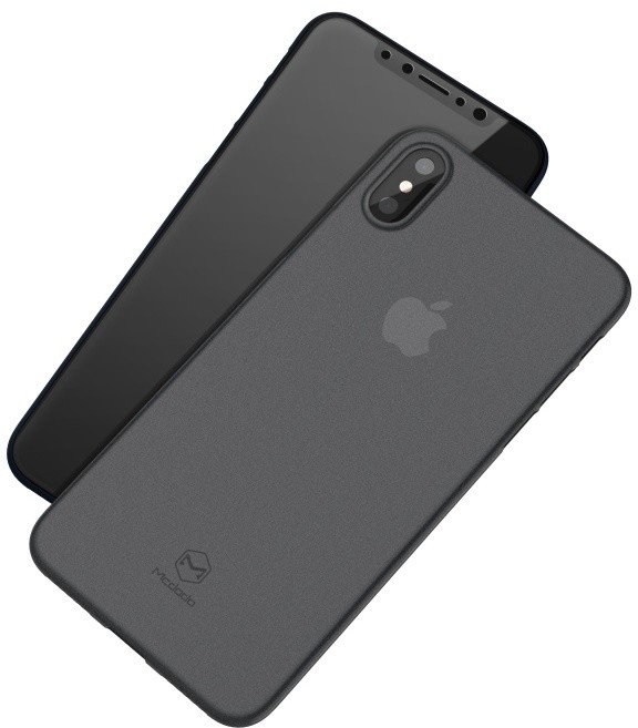 Mcdodo tenký zadní kryt pro Apple iPhone X/XS, čiro-černá_877086489
