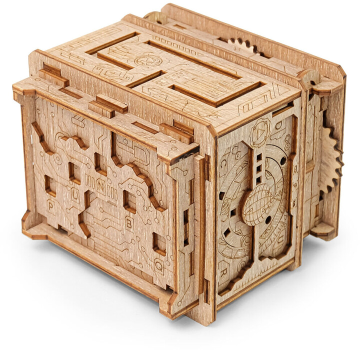 Hlavolam EscapeWelt - Orbitální schránka, dřevěný, 3D mechanická skládačka_644976306