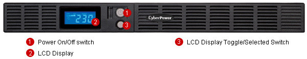 CyberPower Green Power Office RM UPS 1500VA/900W, 1U, LCD, rack_905611679